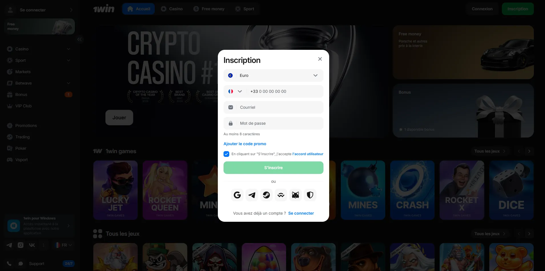 1Win app : ce que les utilisateurs obtiennent dans la version mobile